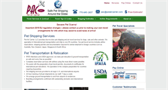 Desktop Screenshot of petaircarrier.com